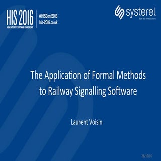 The Application of Formal Methods t...