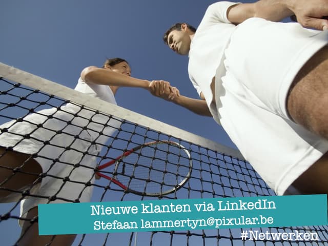 Netwerken is net als werken: Linked...