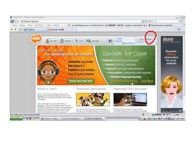 Voki demo