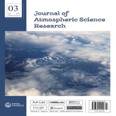 Journal of Atmospheric Science Research | Vol.2, Iss.3