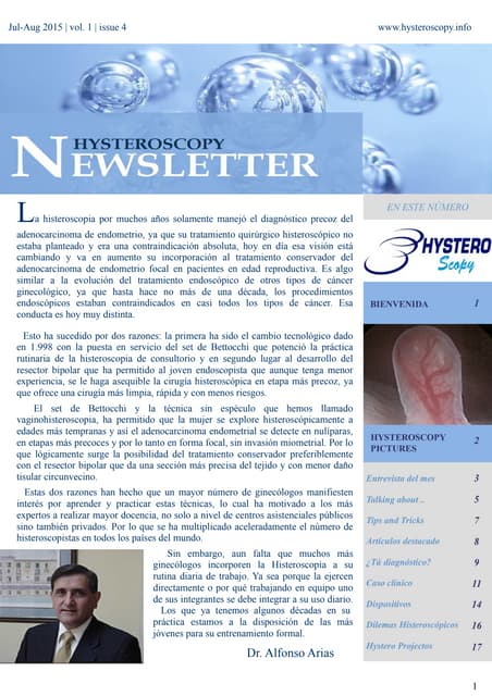 Hysteroscopy Newsletter App Pdf Smartphones Consumer Electronics
