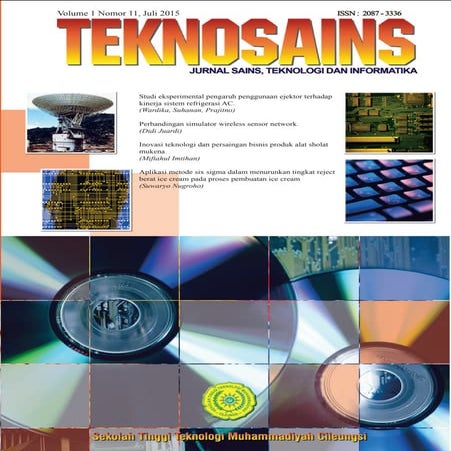 Jurnal Teknosains STTM Cileungsi Juli 2015