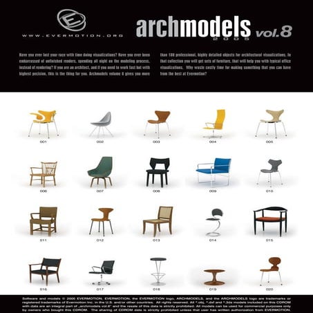 Evermotion Archmodels Vol1 | PDF