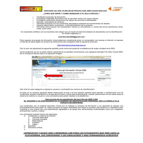 Volante Plataforma Virtual