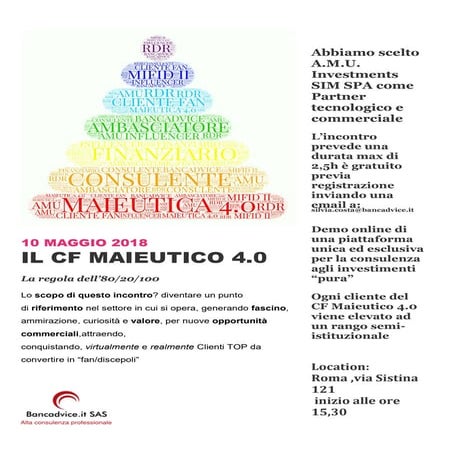 Volantino presentazione cf maieutico 4.0