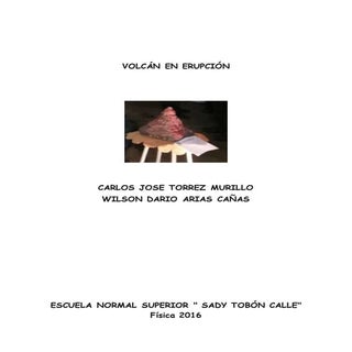 Volcan en erupcion