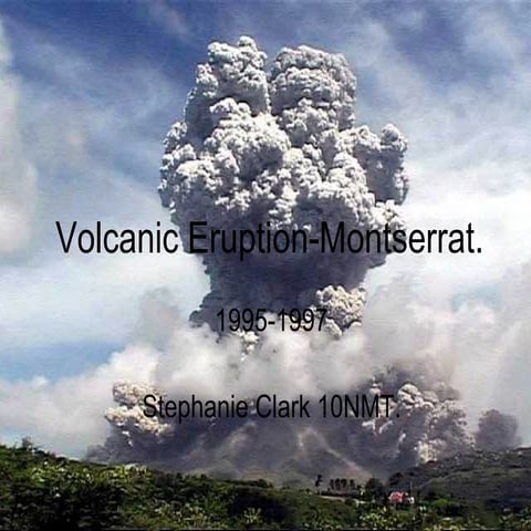 Volcanic Eruption Montserratsc
