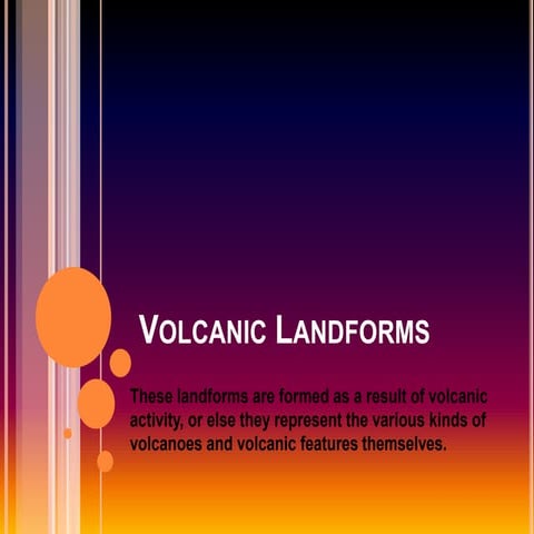 landforms (geomorphology) presentation