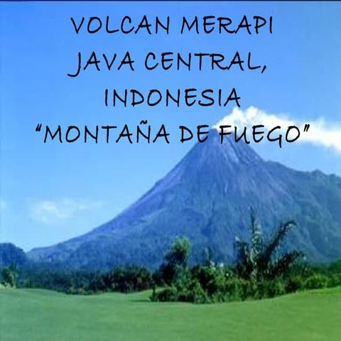 Volcan merapi | PPT
