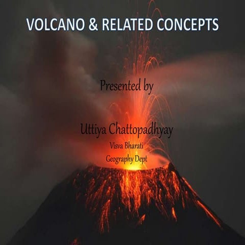 Volcano and related concepts