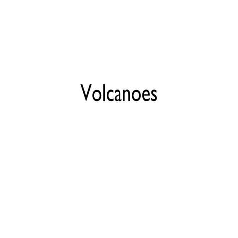 Volcanoes