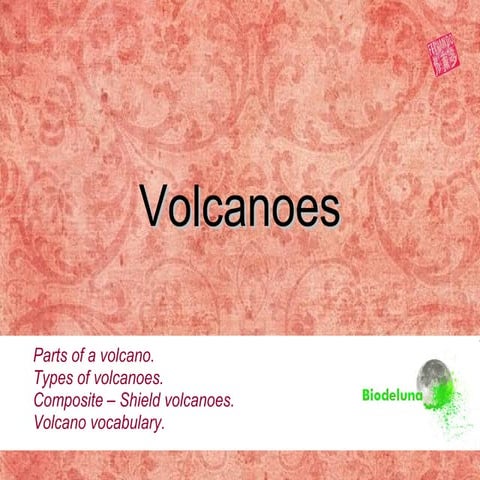 Volcanoes fernando biodeluna Geology clil | PPS