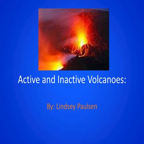 Volcanoes presentation