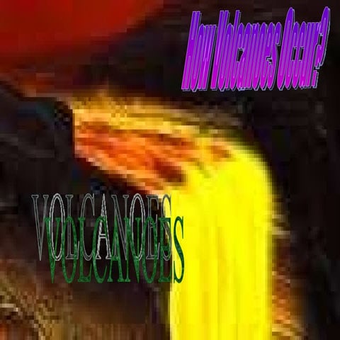 Volcano presentation on power point %) 3