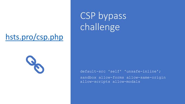 VolgaCTF 2018 - Neatly bypassing CSP