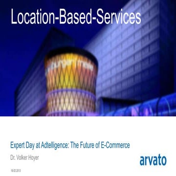 Location Based Services von Volker Hoyer