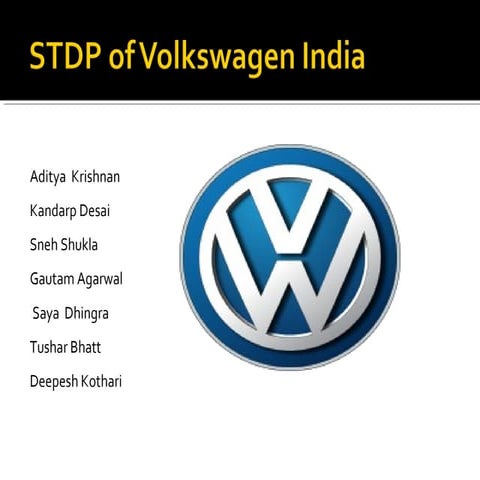 Volkswagen STDP India