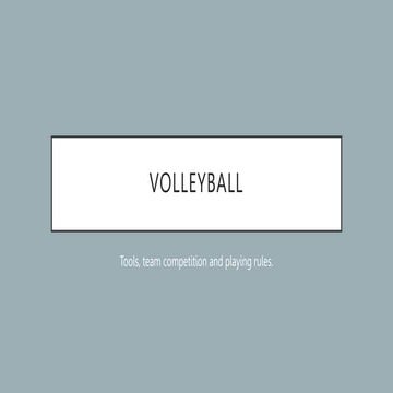 Volleyball рџџђ Pptx