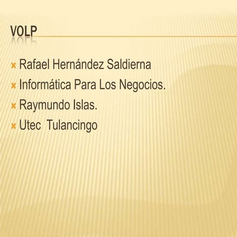 Volp | PPTX