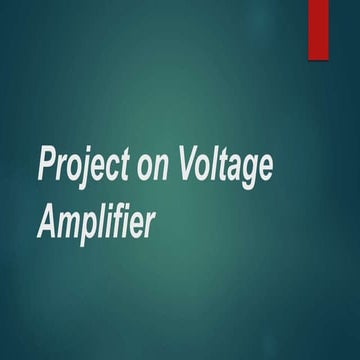 Voltage amplifier