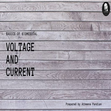 Voltage and current   basics