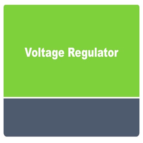 Voltage Regulator for engineering students