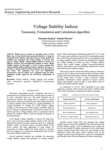 Transient stability analysis of the ieee 9 bus electric power system ...