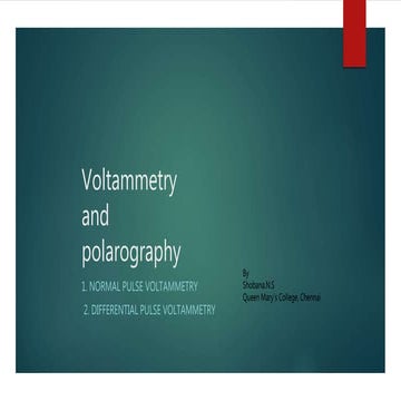 Voltammetry