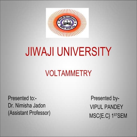 Voltammetry vipul