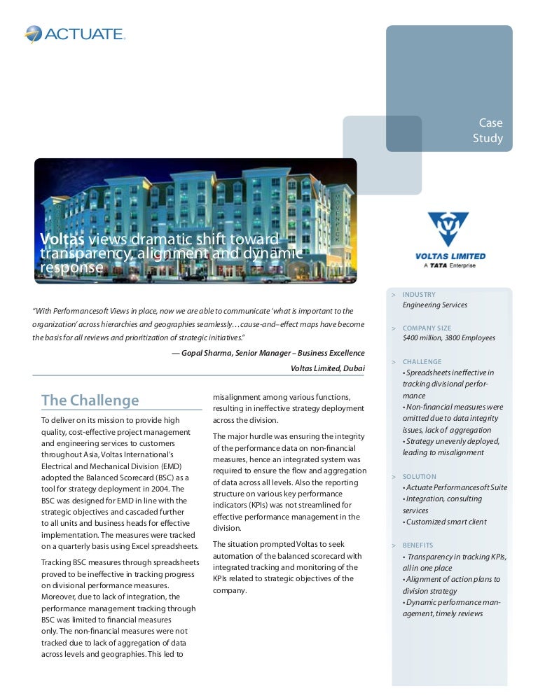 Voltas case study image