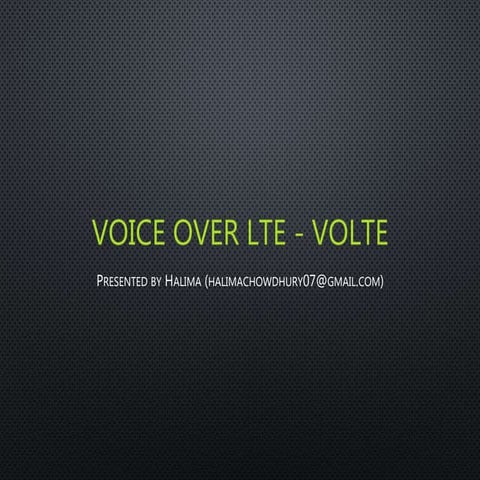 Voice over LTE .pptx