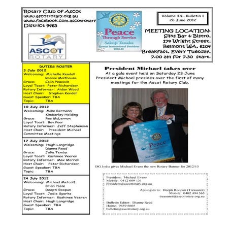 Ascot Rotary - Volume 44 - Edition 1