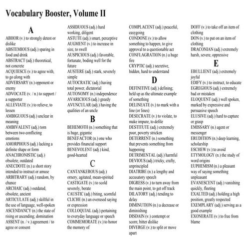Volume ii 200_word_definitions | PDF