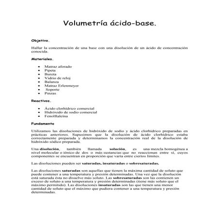 Volumetría ácido base por mari carmen bravo