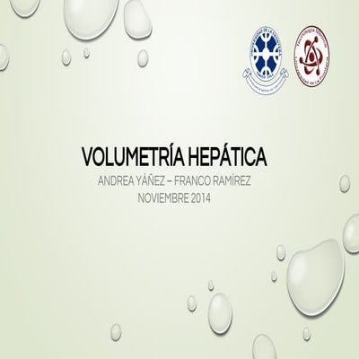 Volumetría hepática en TC