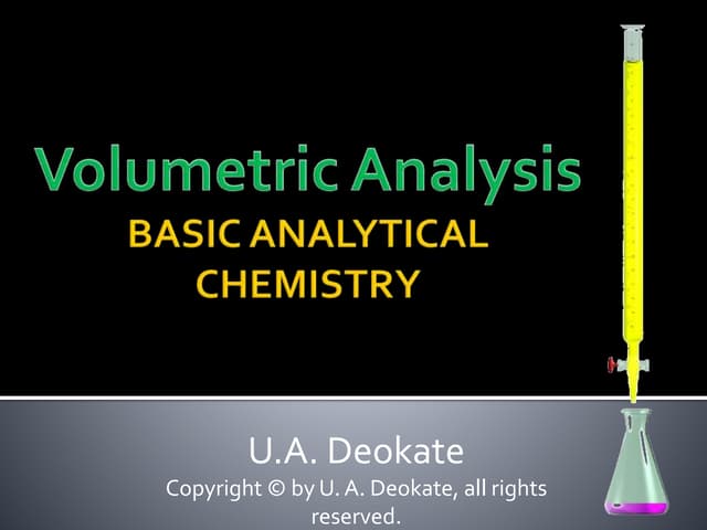 Volumetric analysis new