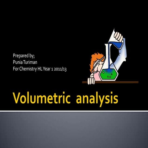 Volumetric analysis