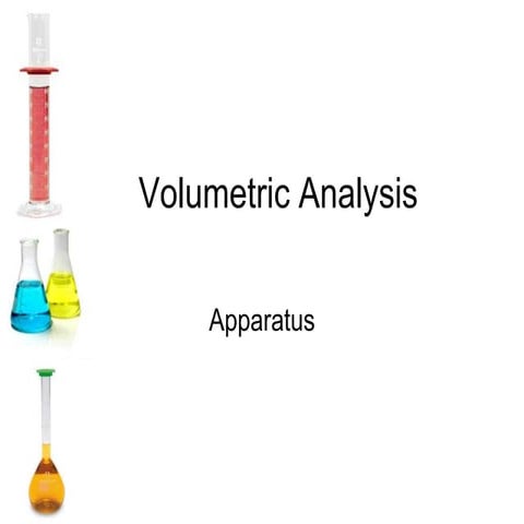 Volumetric analysis | PPTX