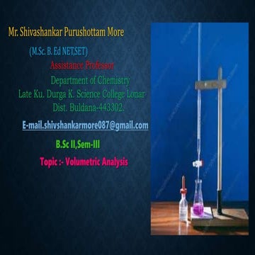 Volumetric analysis ppt