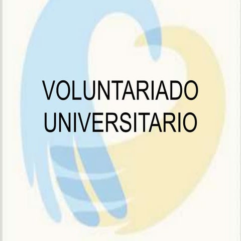 Voluntariado universitario(1)