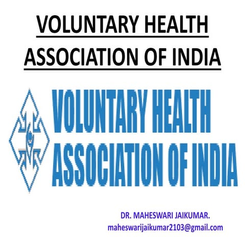 VOLUNTARY HEALTH ASSOCIATION OF INDIA