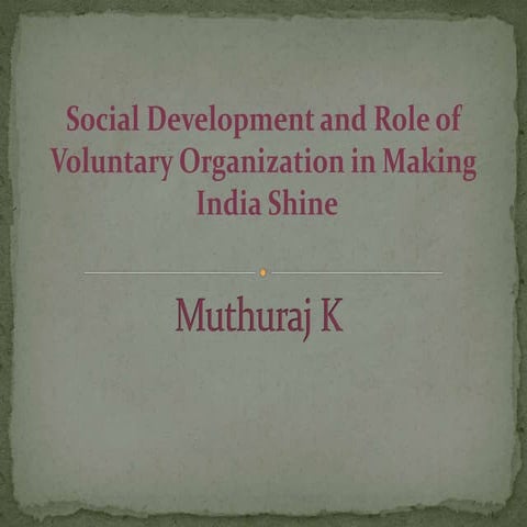 Voluntary organization