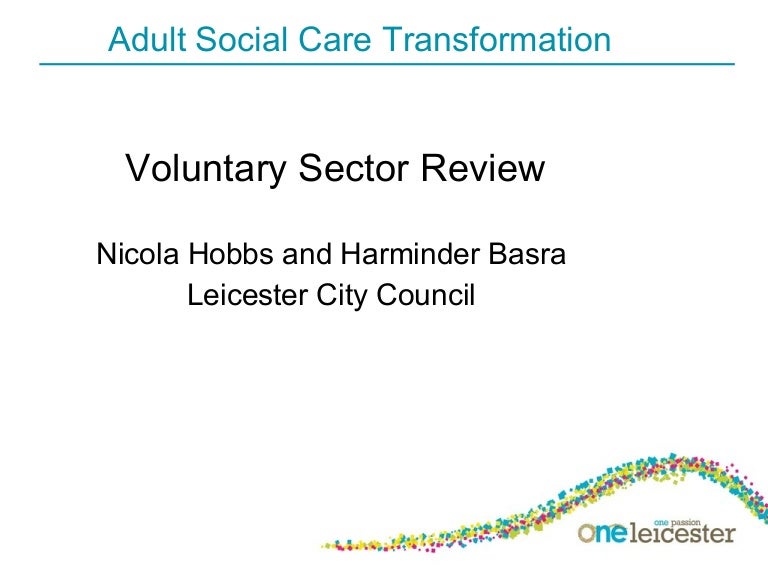 Voluntary Sector Review