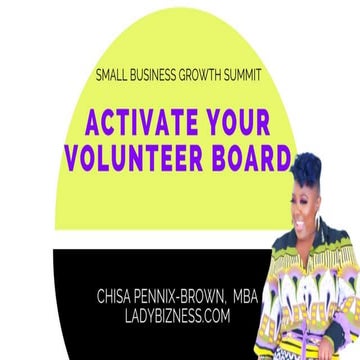 Activate Your Volunteer Board 