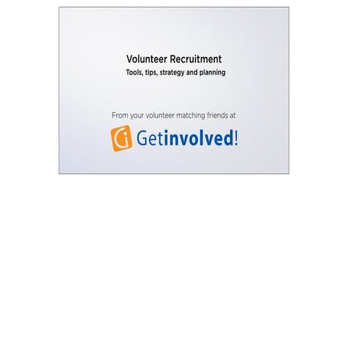 Volunteer Recruitment Strategies for Non-Profit Organizations