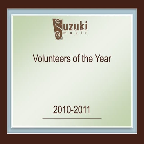 Volunteersofthe Year2010 11