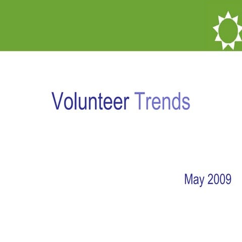 Volunteer Trends & Online Engagement