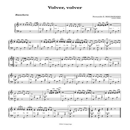 Volver volver | PDF