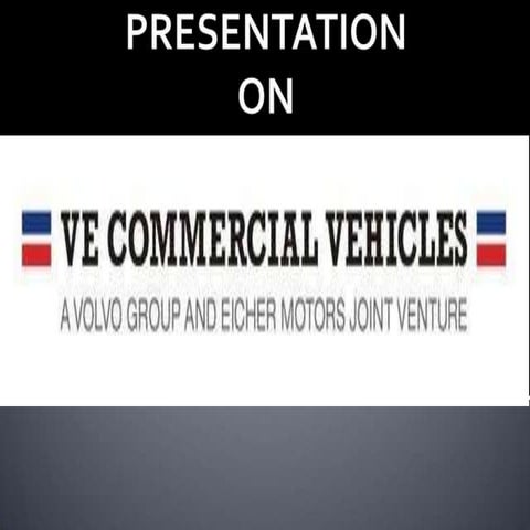 Volvo Eicher Joint Venture