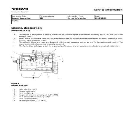 Volvo EC290 Excavator Service Repair Manual Instant Download.pdf